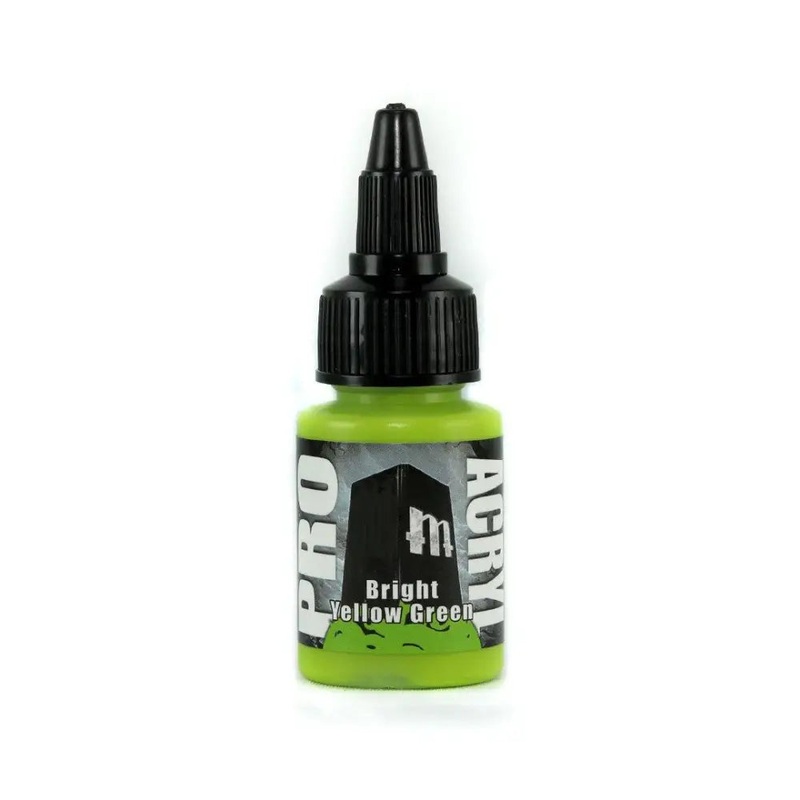 Monument Bright Yellow Green Acrylic Paint 22ml Bottle