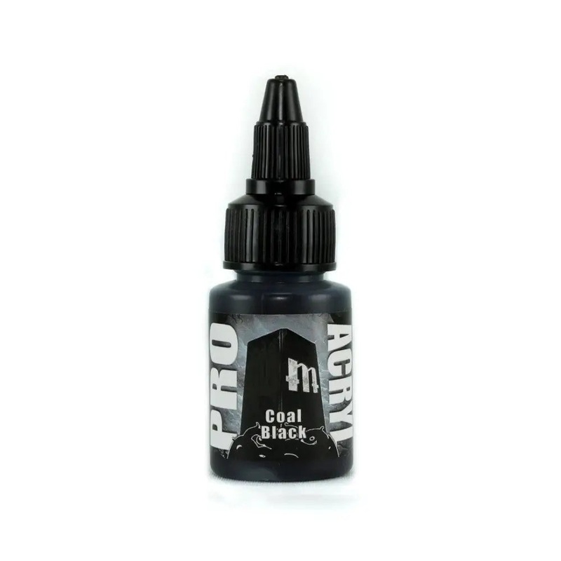 Monument Coal Black Acrylic Paint 22ml Bottle
