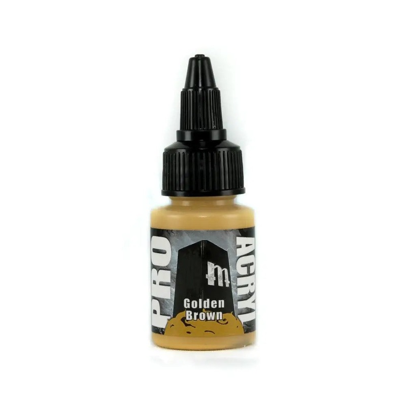 Monument Golden Brown Acrylic Paint 22ml Bottle