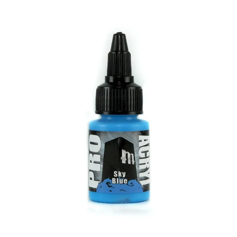 Monument Sky Blue Acrylic Paint 22ml Bottle