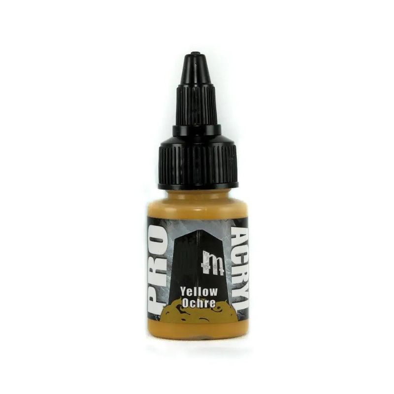 Monument Yellow Ochre Acrylic Paint 22ml Bottle