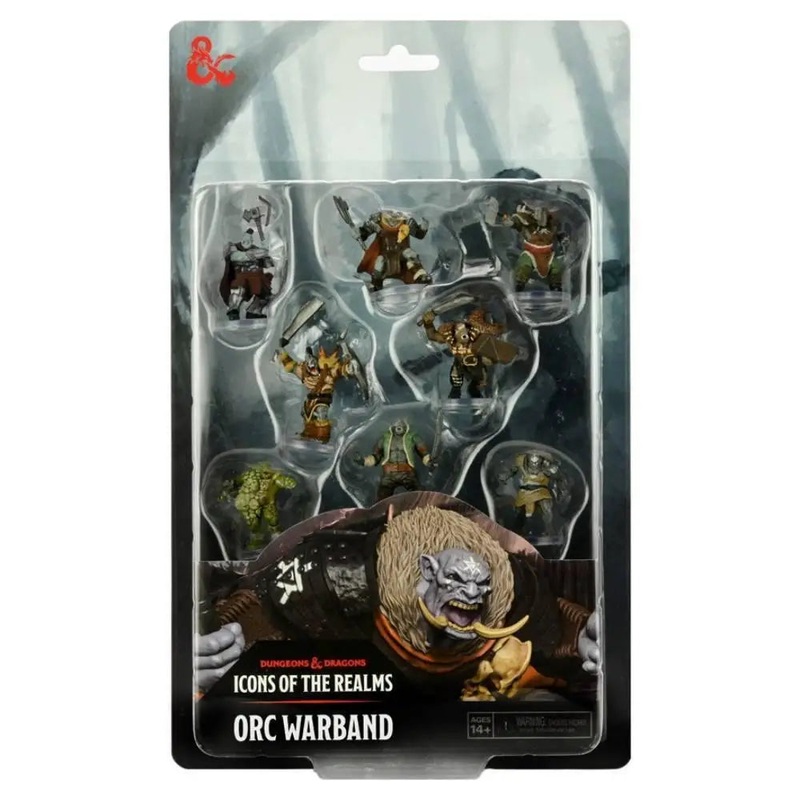 WizKids Pre-Painted D&D Icons of the Realms Orc Warband