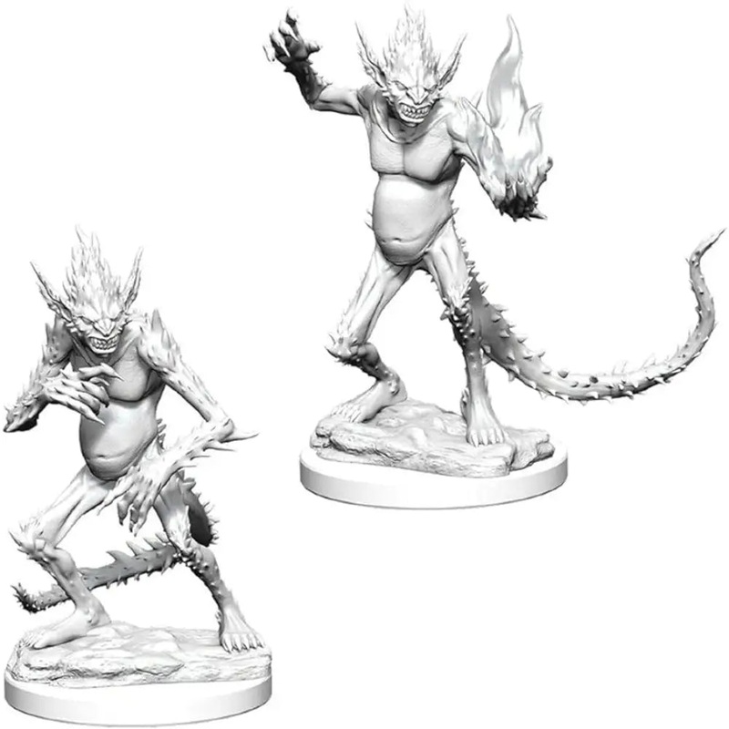 WizKids Unpainted Barbed Devils (2)