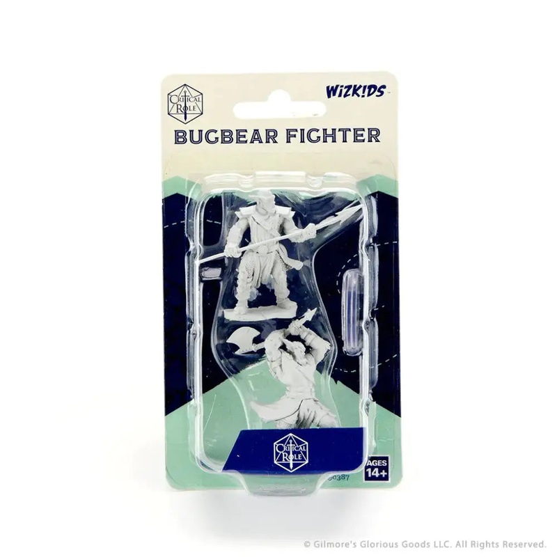 WizKids Unpainted Critical Role Bugbear Fighter Male (2)