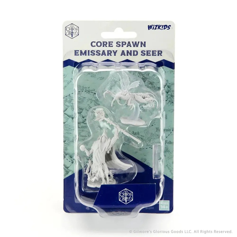 WizKids Unpainted Critical Role Core Spawn Emissary and Seer (2)