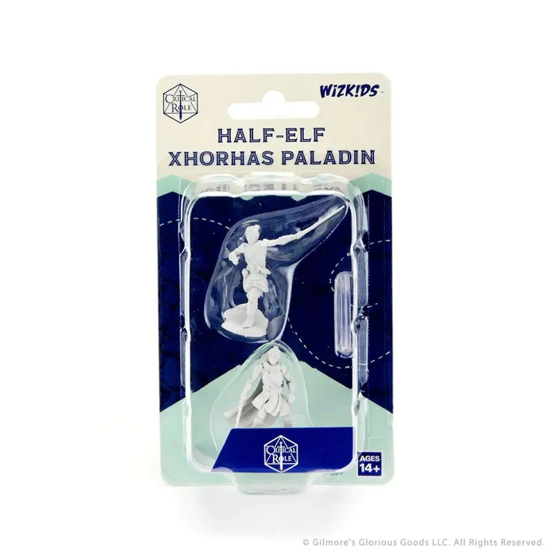 WizKids Unpainted Critical Role Half-Elf Paladin Xhorhas Female (2)