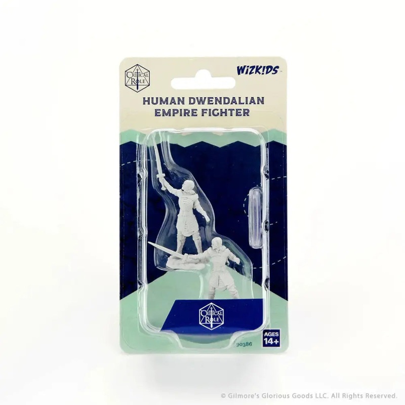 WizKids Unpainted Critical Role Human Dwendalian Empire Fighter Female (2)