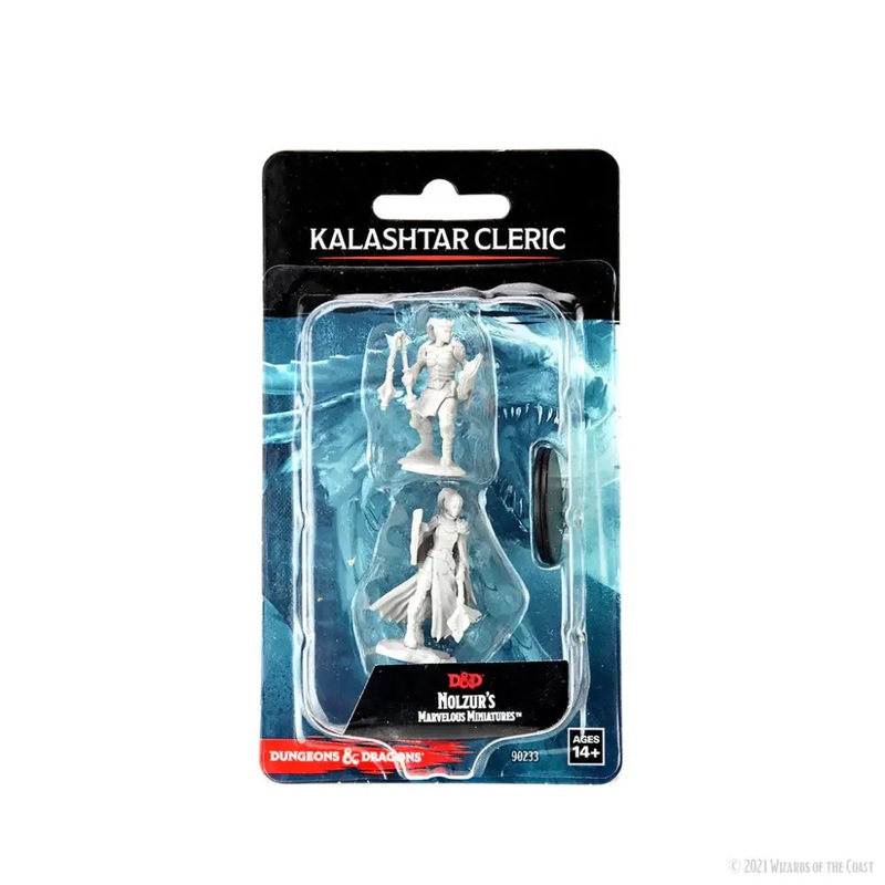 WizKids Unpainted Kalashtar Female Cleric (2)