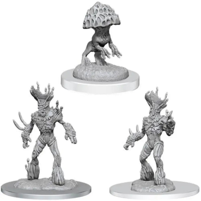 WizKids Unpainted Myconid Sovereign & Sprouts (2)