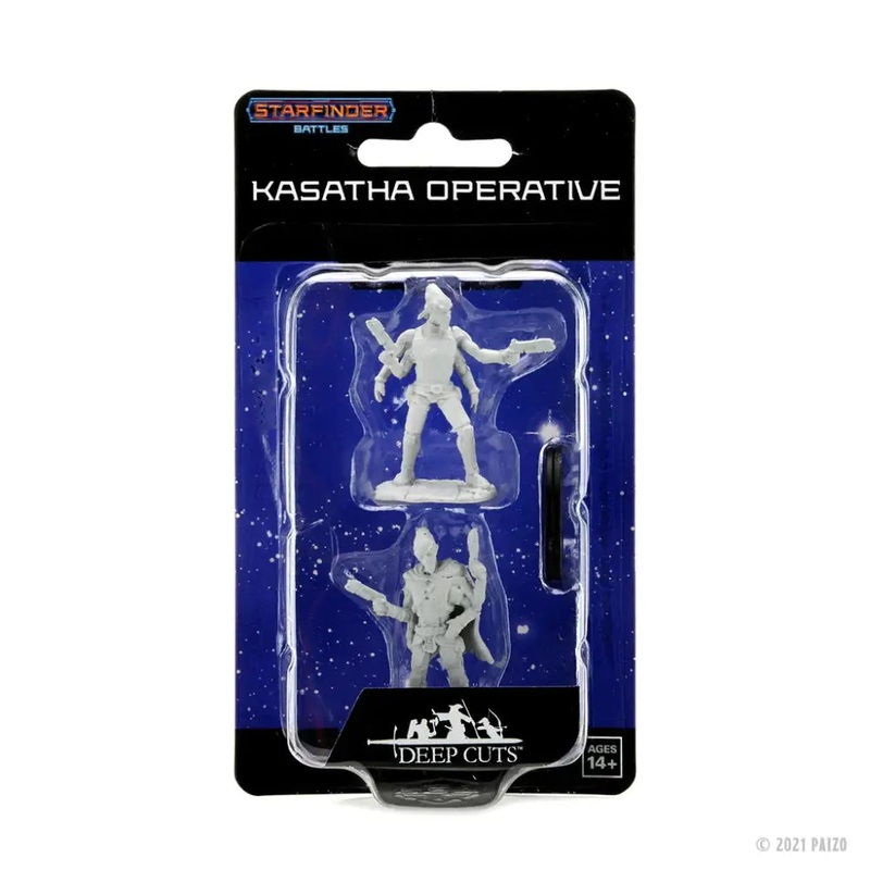 WizKids Unpainted Starfinder Kasatha Operative (2)