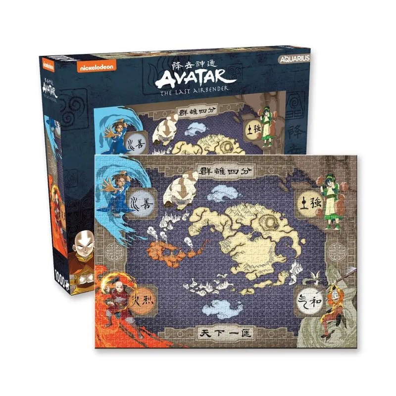 Avatar The Last Airbender Map 1000pc Puzzle
