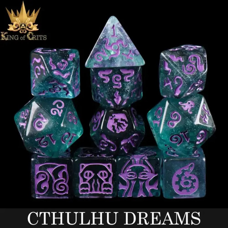 Cthulhu Dreams Polyhedral (D&D) Dice Set (11)