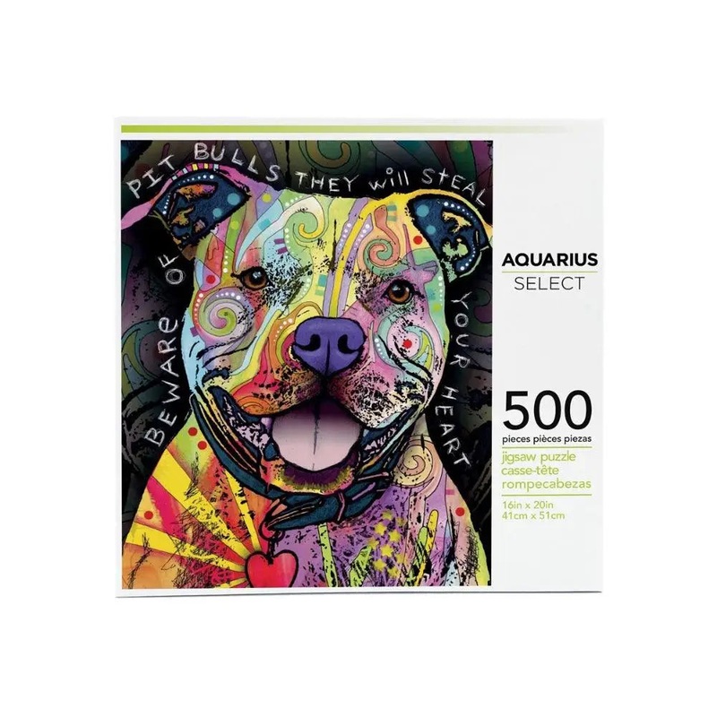 Dean Russo Beware Pit Bull 500pc Puzzle