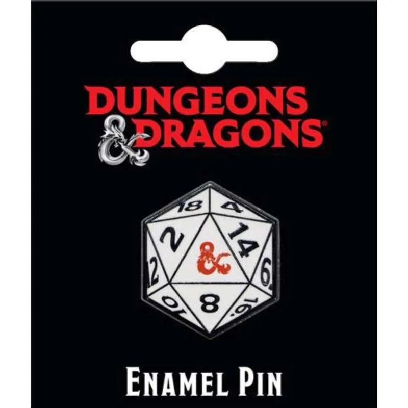 Dungeons and Dragons d20 Pin