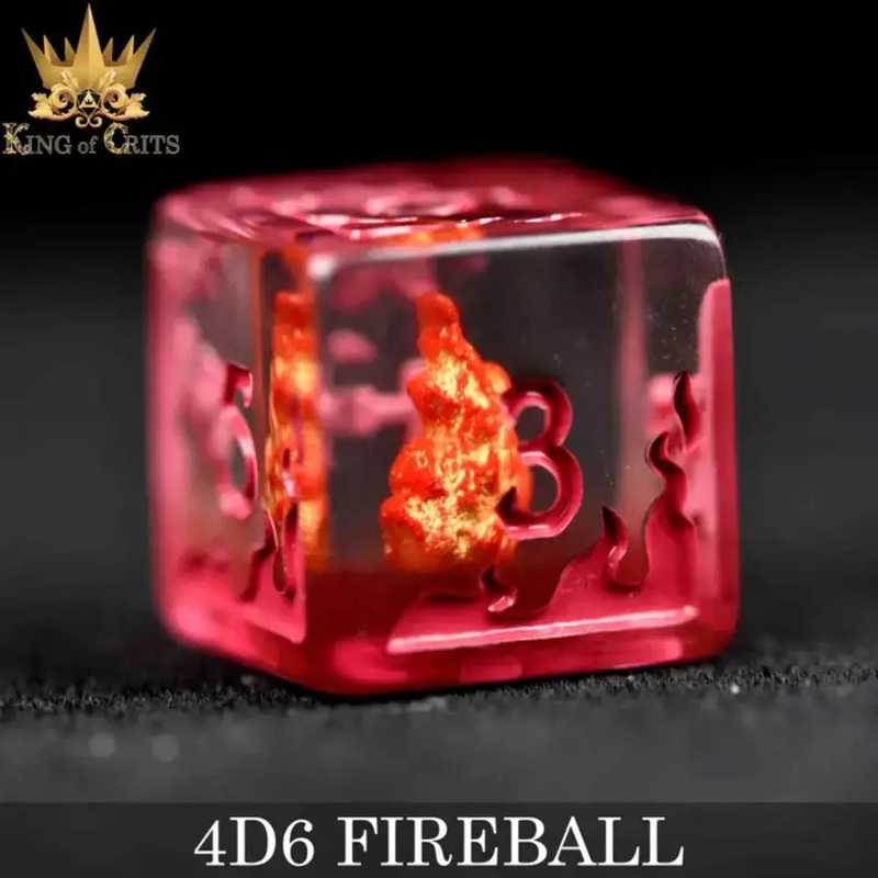 Fireball d6 Dice Set (4)