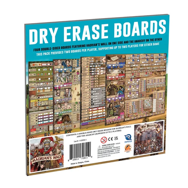 Hadrian's Wall and The Anarchy Dry Erase Boards