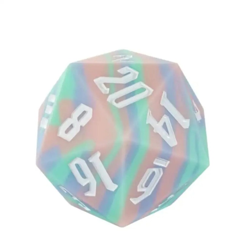 Pastel Silicone 55mm D20 Die