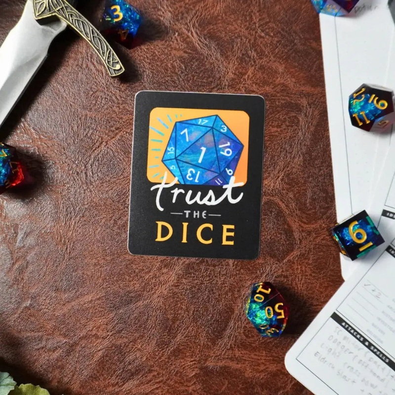 Trust the Dice Natural 1 Sticker