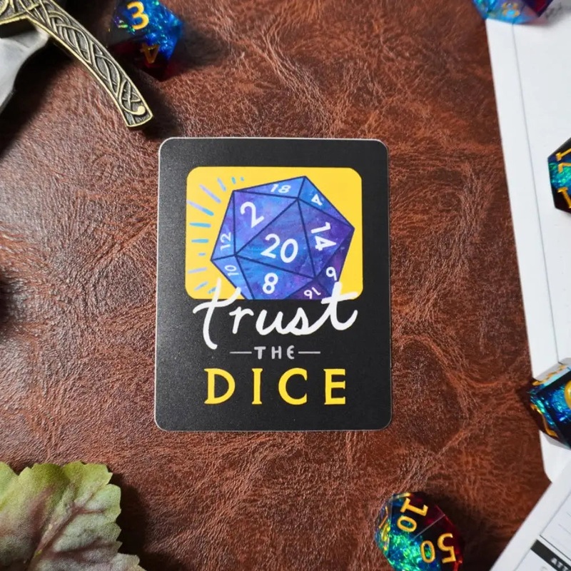 Trust the Dice Natural 20 Sticker