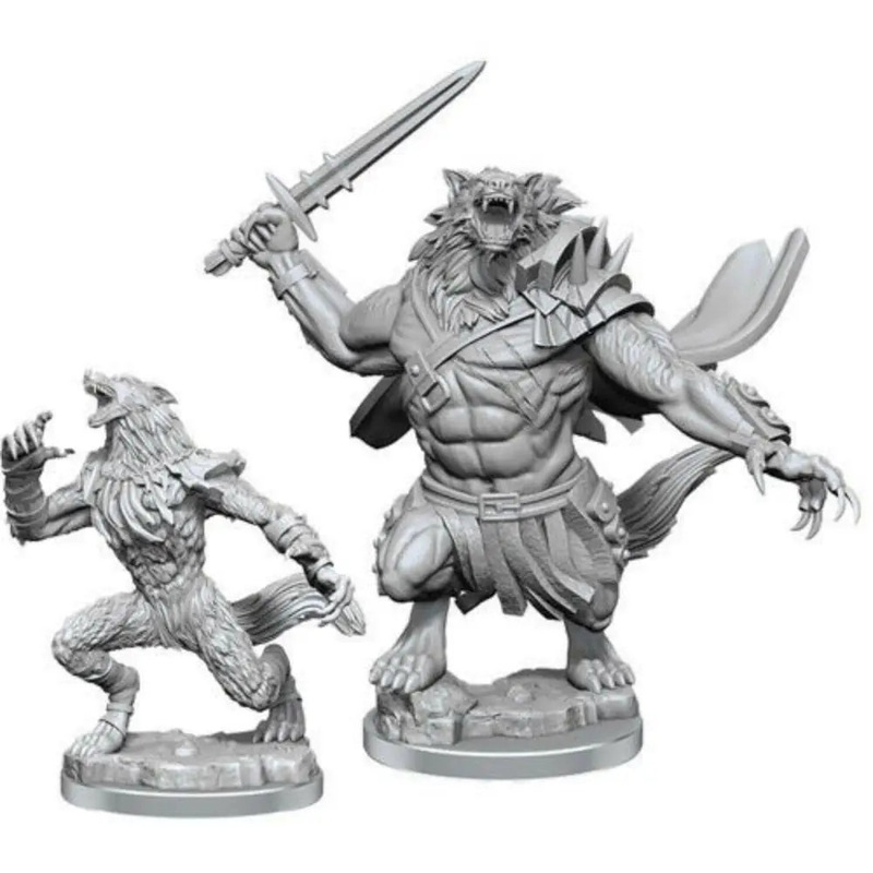 WizKids Unpainted Magic the Gathering Arlinn Kord & Tovolar (2)