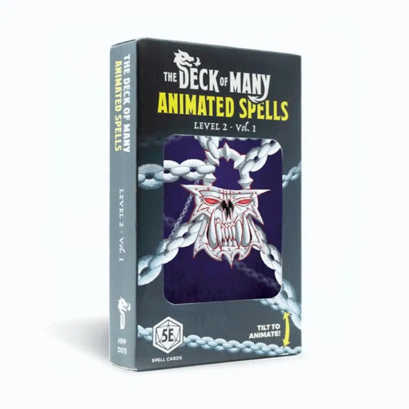 Animated Spells Deck (5E): Level 2 Volume 1