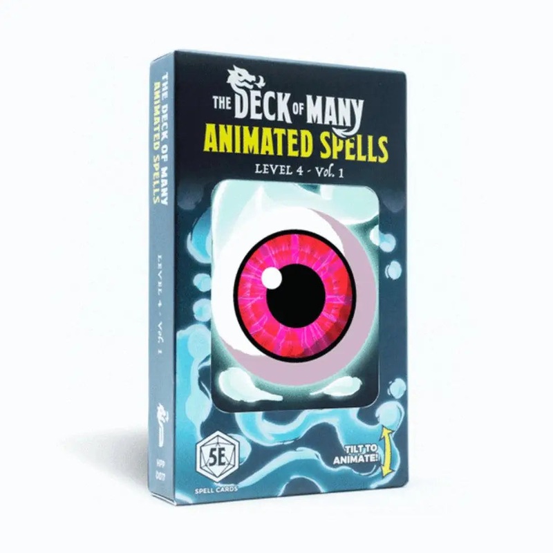 Animated Spells Deck (5E): Level 4 Volume 1