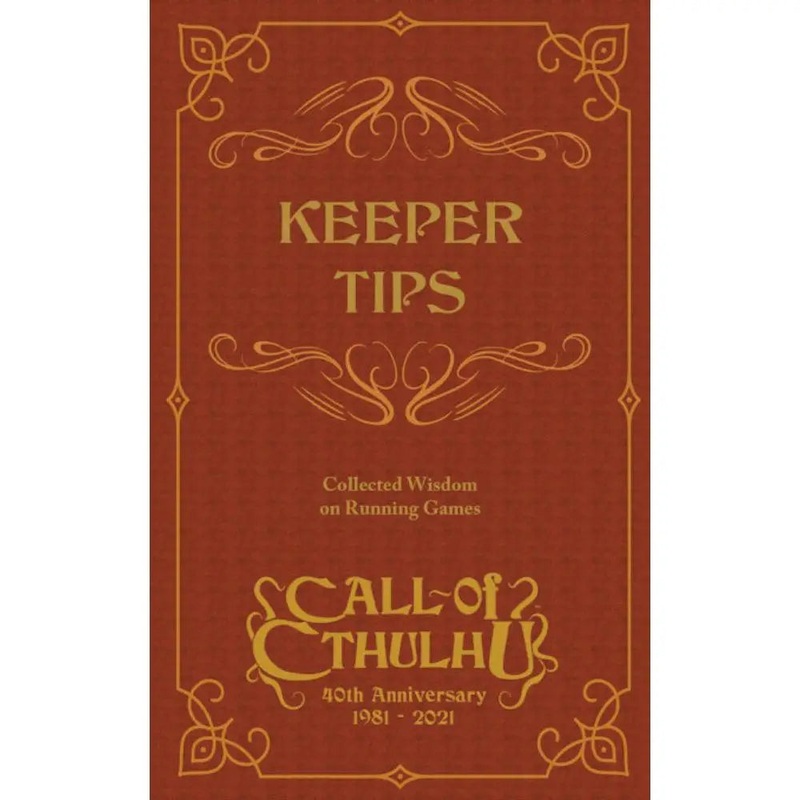 Call of Cthulhu RPG 7th Edition Keepers Tips Book - Collected Wisdom