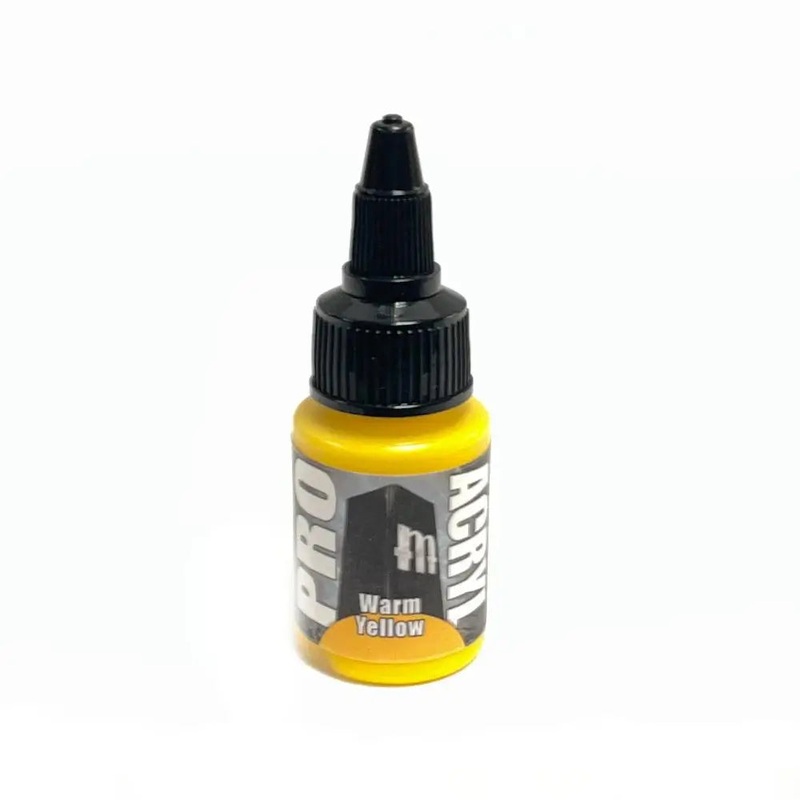 Monument Warm Yellow Acrylic Paint 22ml Bottle