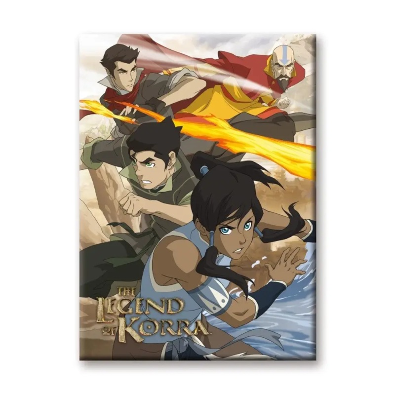 The Legend of Korra Bender Group Magnet