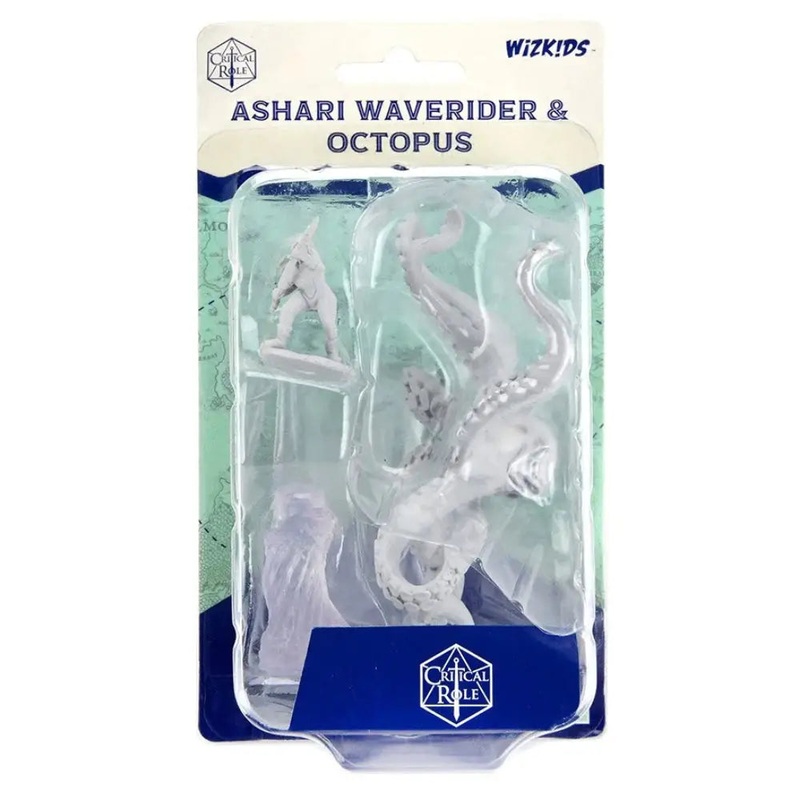 WizKids Unpainted Critical Role Ashari Waverider & Octopus (2)