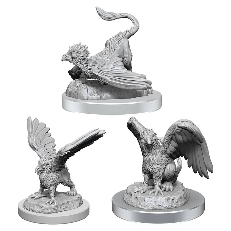 WizKids Unpainted Griffon Hatchlings (3)