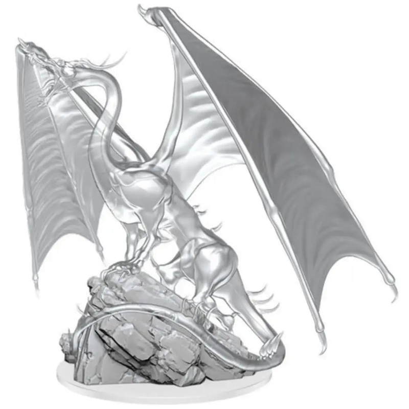 WizKids Unpainted Young Emerald Dragon