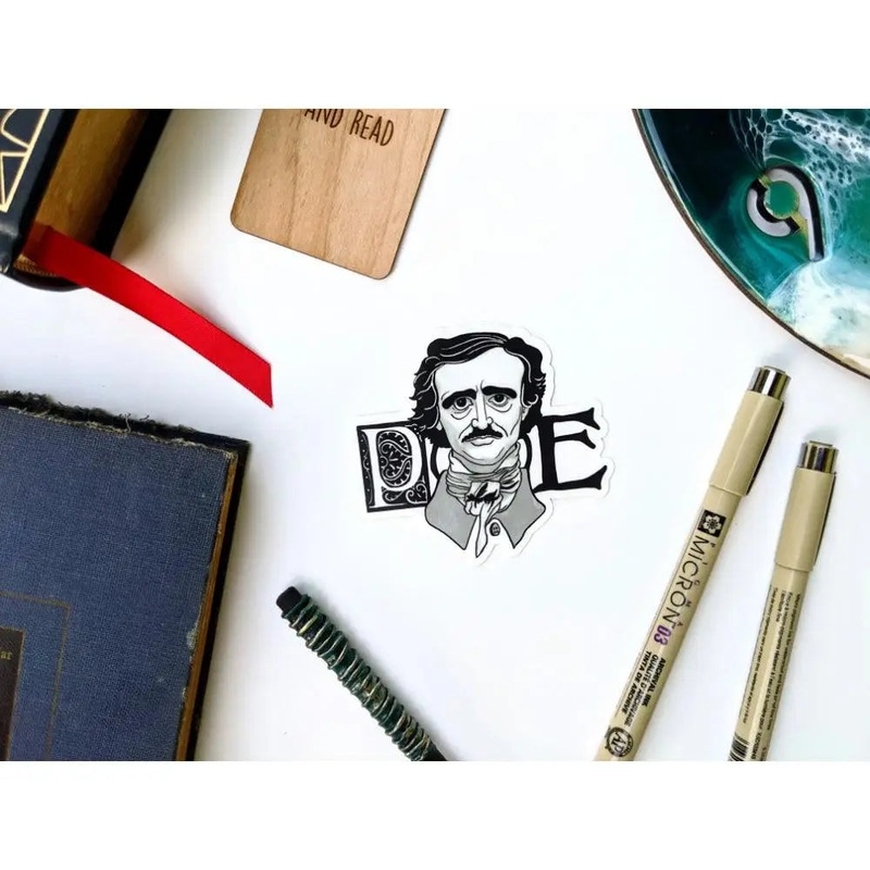 Edgar Allen Poe Sticker