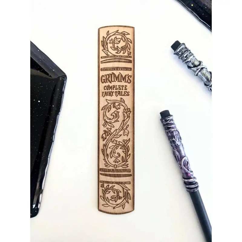 Grimms Fairytales Wooden Bookmark
