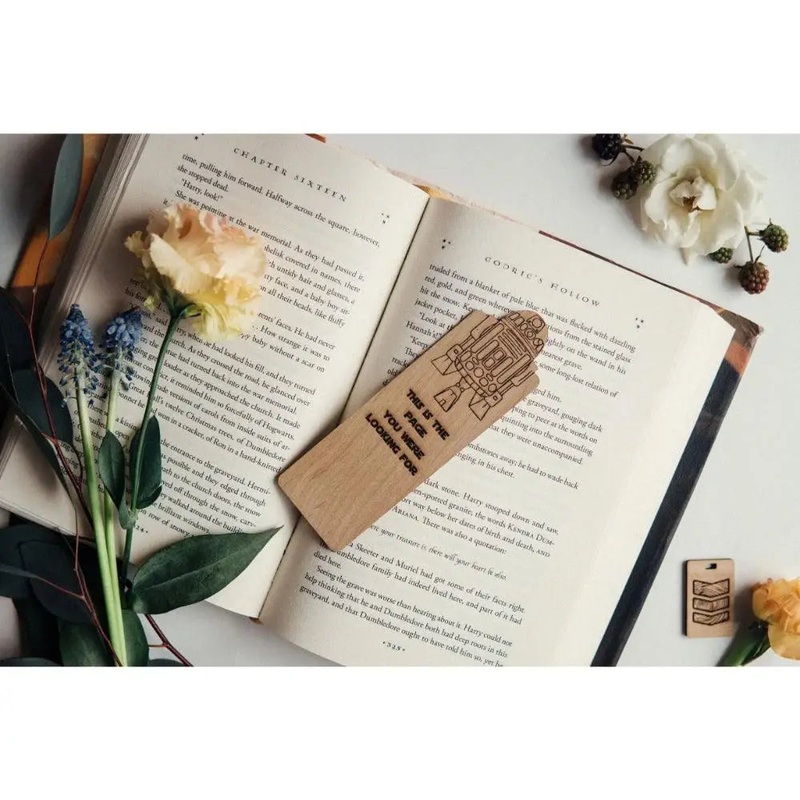 This Is The Page You Were Looking For Wooden Bookmark