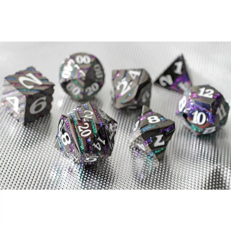 Eldritch Mystery Metal Polyhedral (D&D) Dice Set (7)