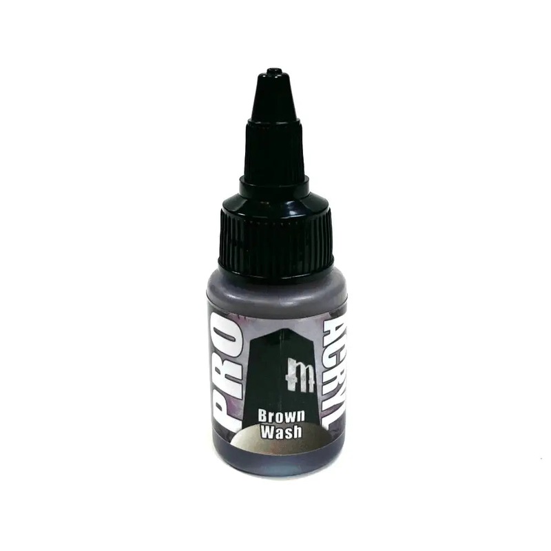 Monument Brown Wash Acrylic Paint 22ml Bottle