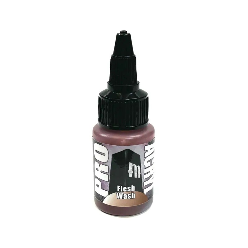 Monument Flesh Wash Acrylic Paint 22ml Bottle
