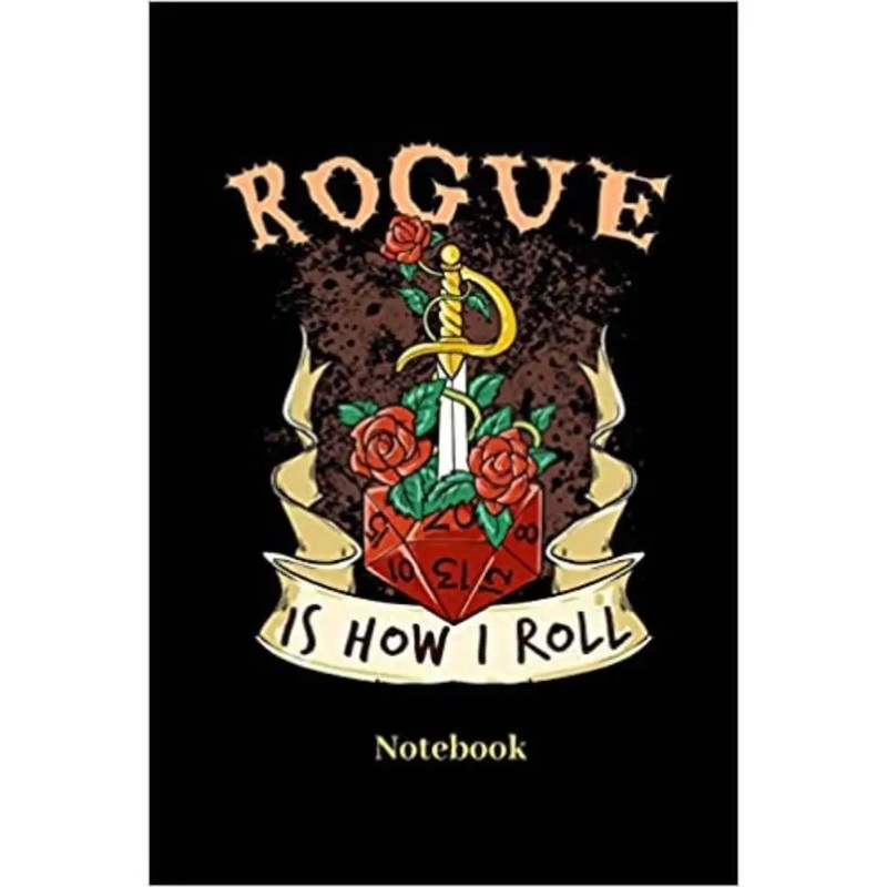 Rogue Is How I Roll Dot Grid Notebook