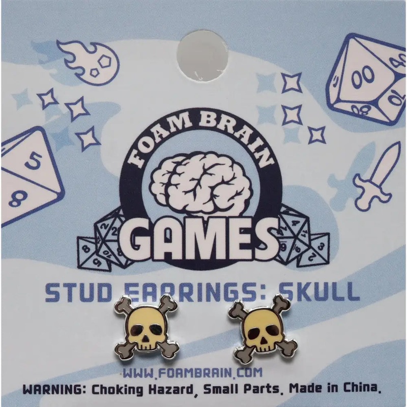 Skull Post Earrings