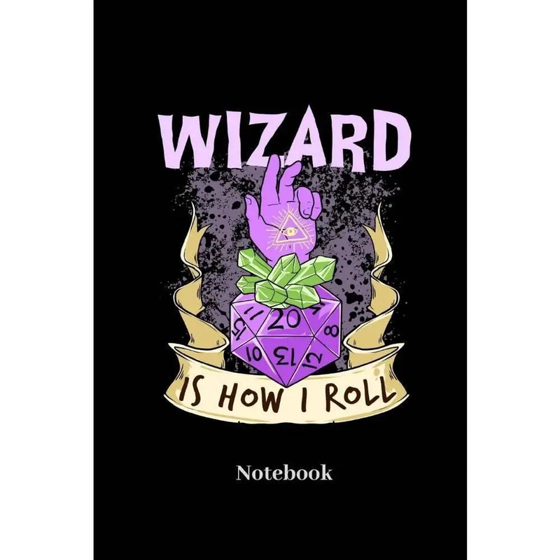 Wizard Is How I Roll Dot Grid Noteook