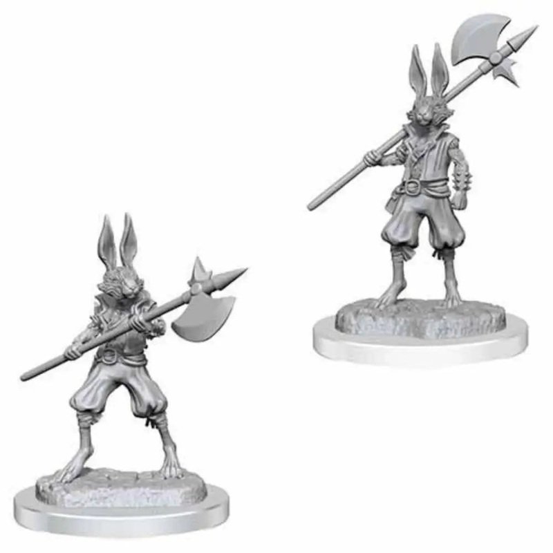 WizKids Unpainted Harengon Brigands (2)