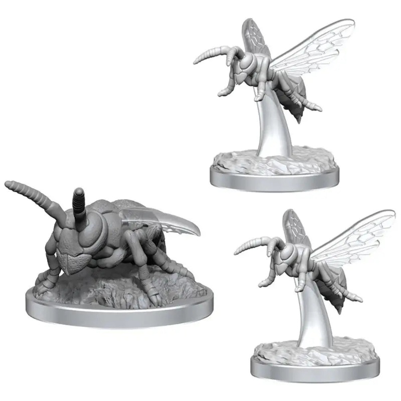 WizKids Unpainted Murder Hornets (3)