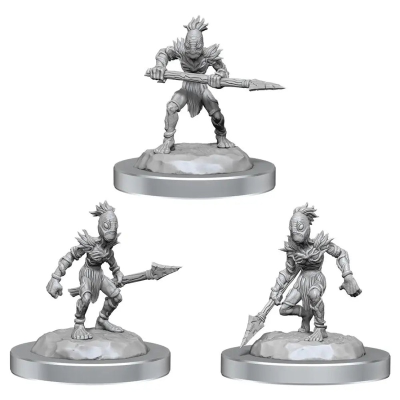 WizKids Unpainted Vegepygmies (3)