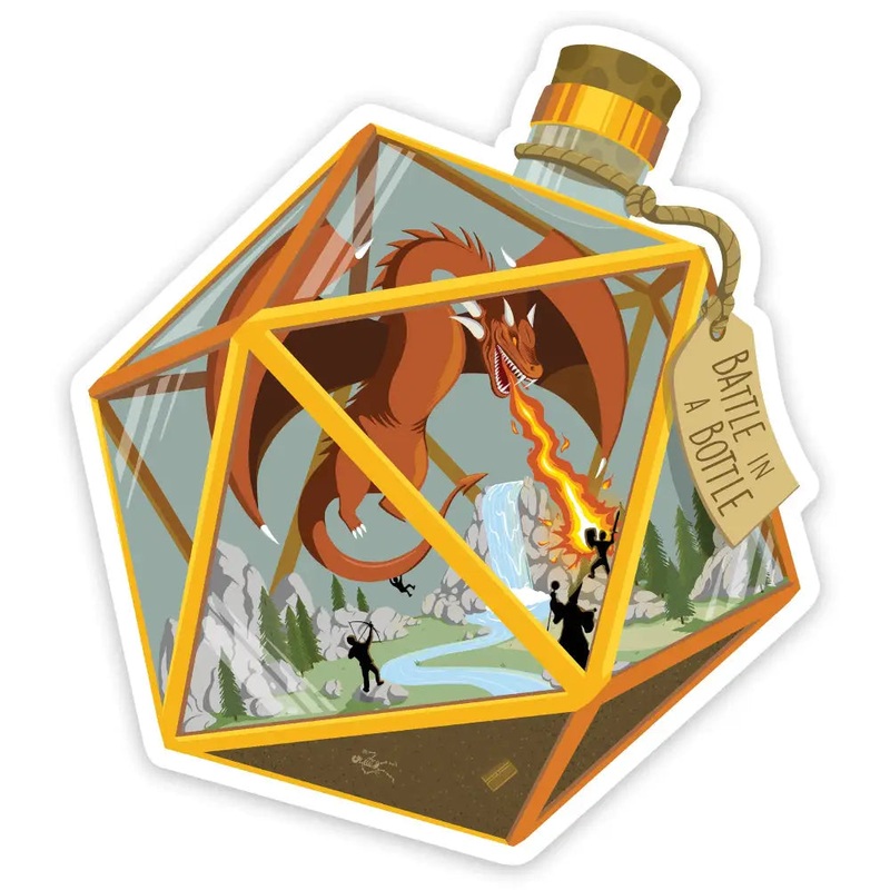 Battle in a Bottle Sticker