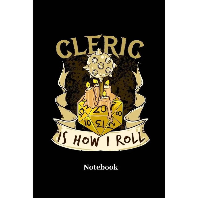 Cleric Is How I Roll Dot Grid Notebook