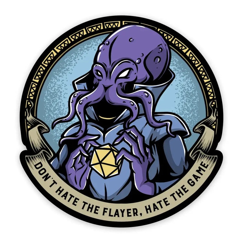 Don't Hate the Flayer Sticker