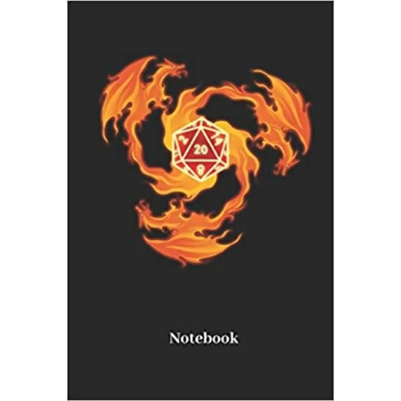 Dragon Trinity D20 Dot Grid Notebook