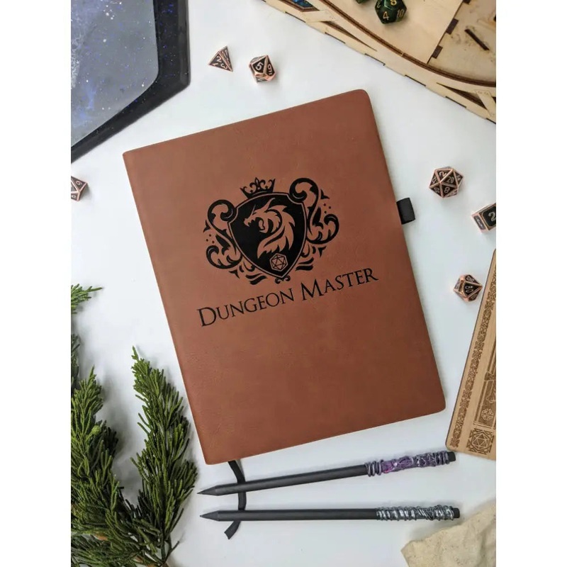 Dungeon Master Leather Journal