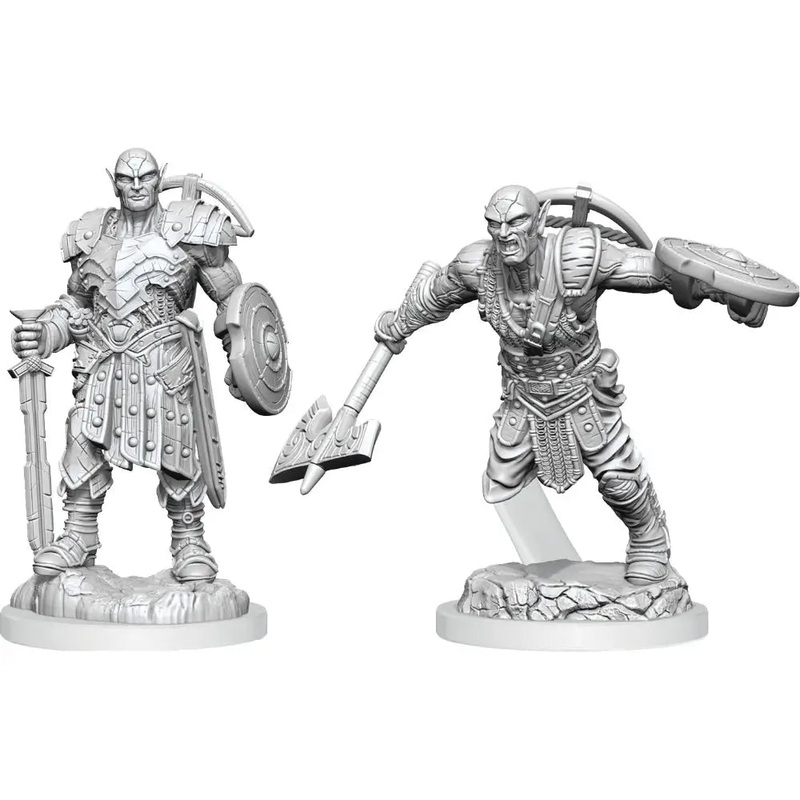WizKids Unpainted Earth Genasi Fighter (2)